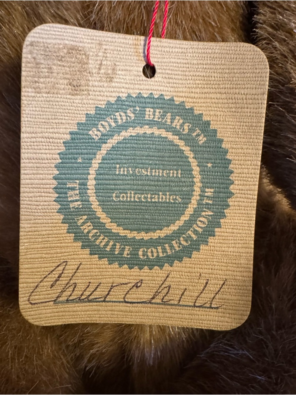 Boyds Bear Churchill Archive Collection Jointed Plush Teddy Moving Limbs - Picture 7 of 8
